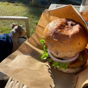 内房エリアの千葉県富津市にある木更津牛を使用した絶品ハンバーガショップ「SANDEN BURGER」さんのフリースペース